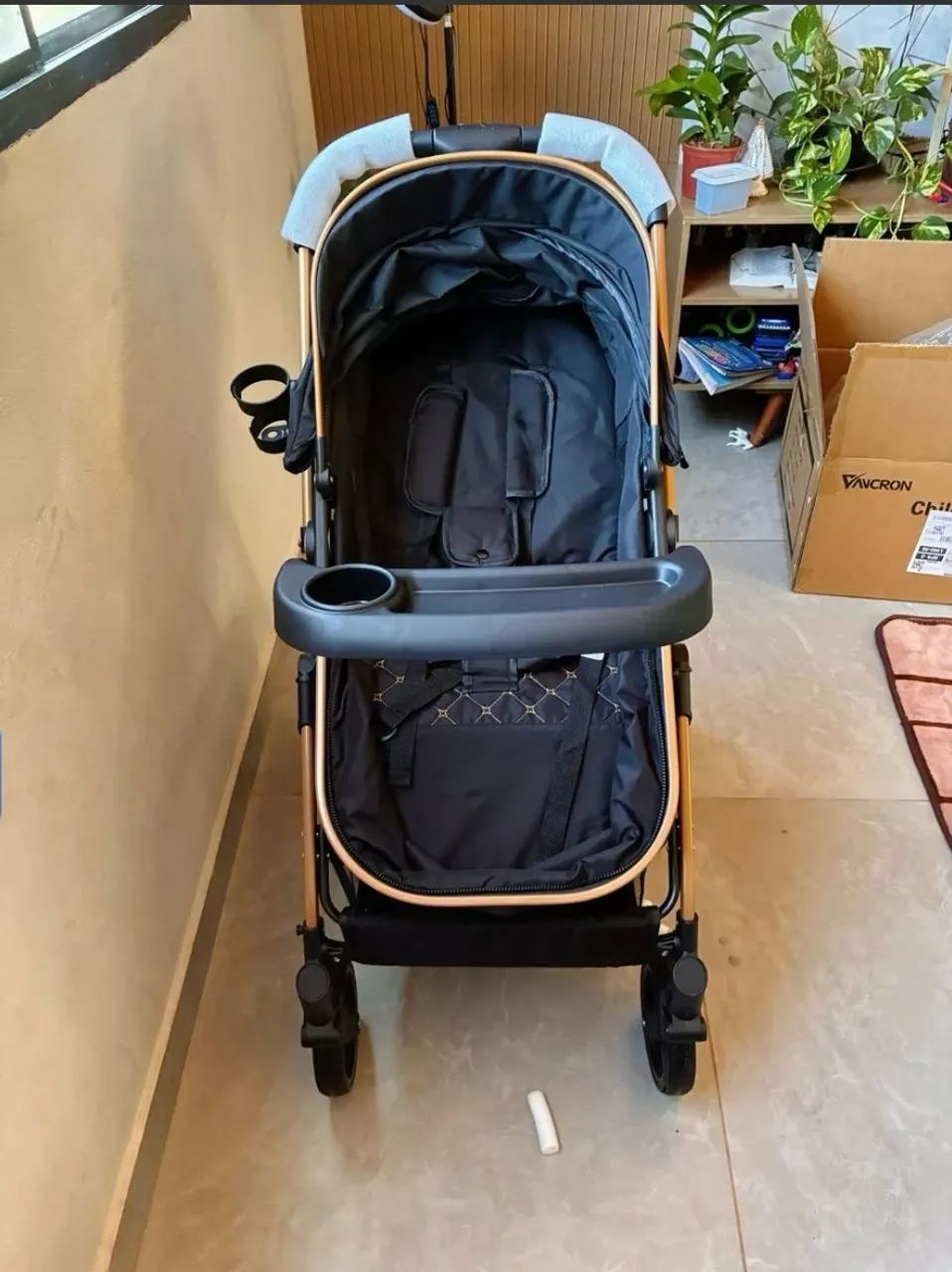Carrinho 3em1 completo (com moisés e bebê conforto) - Foto 2