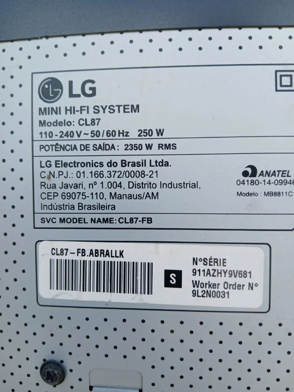 Caixa de som LG cl87 2350w - Foto 3