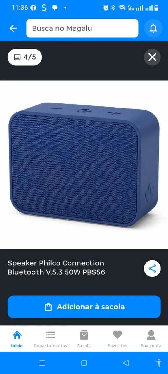 Vendo Caixinha de som via bluetooth Philco  - Foto 4