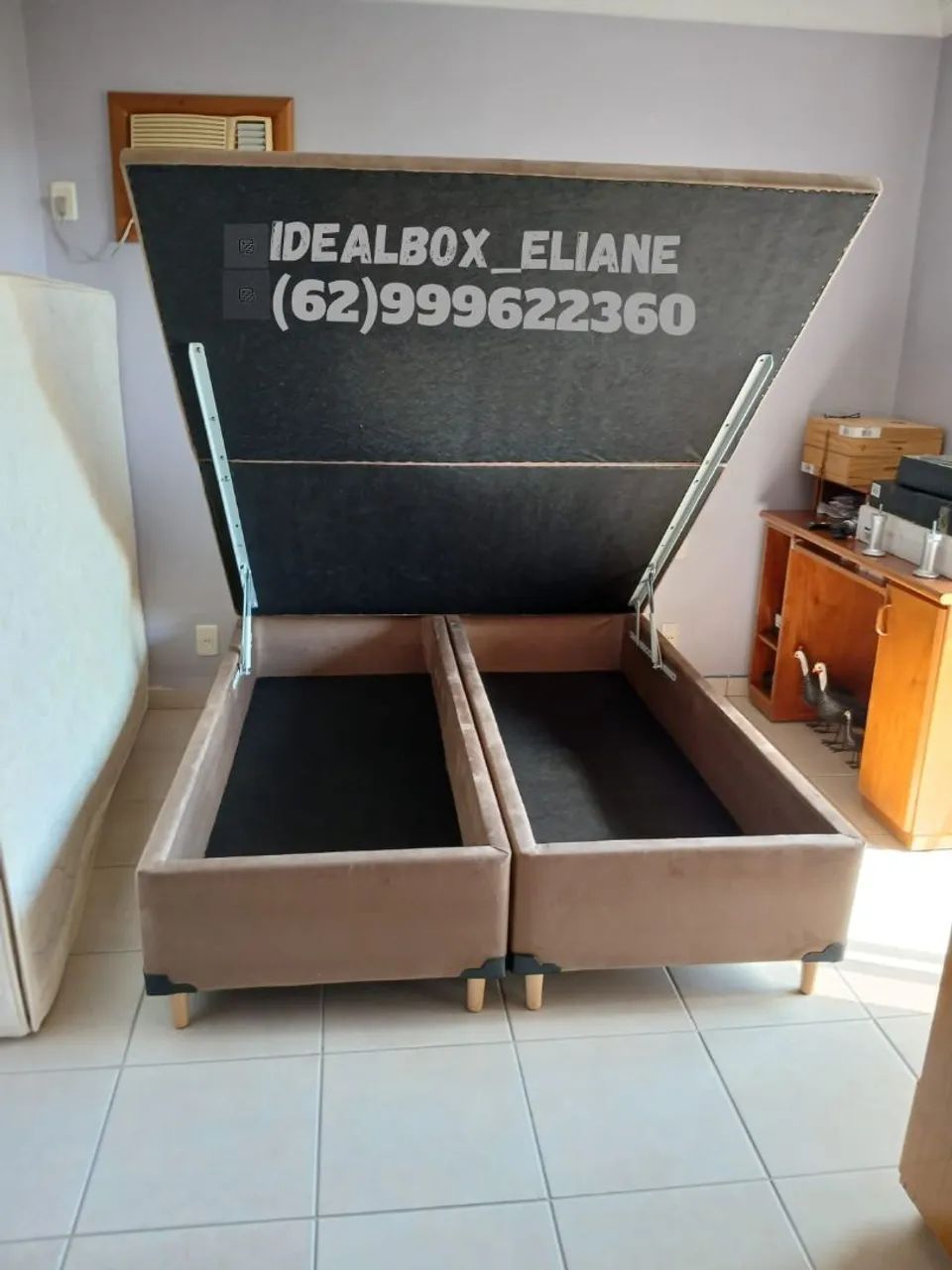 Base box baú Queen size - em até 10x no cartão 