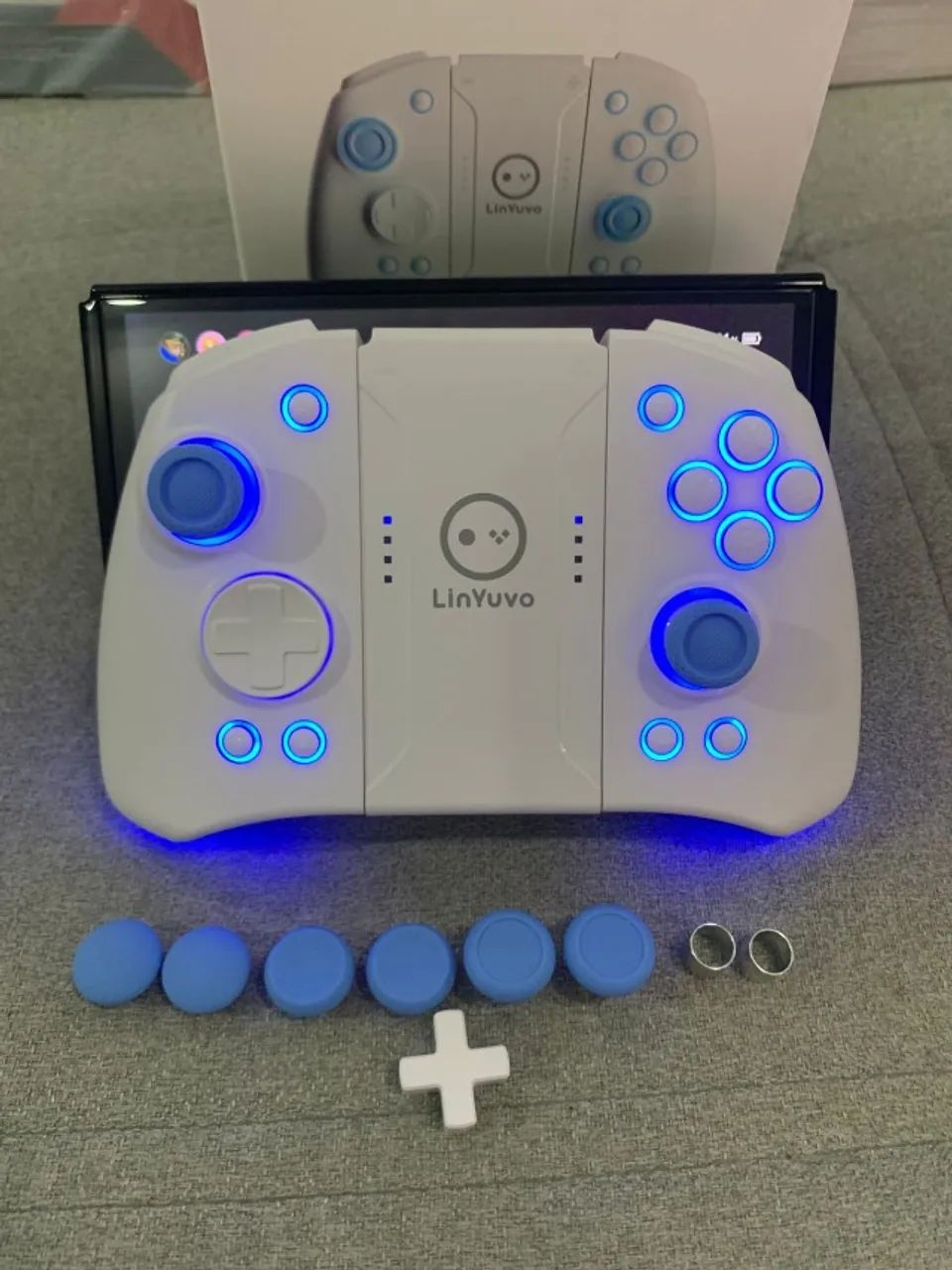CONTROLE BLUETOOTH NINTENDO SWITCH KS33 - Foto 5