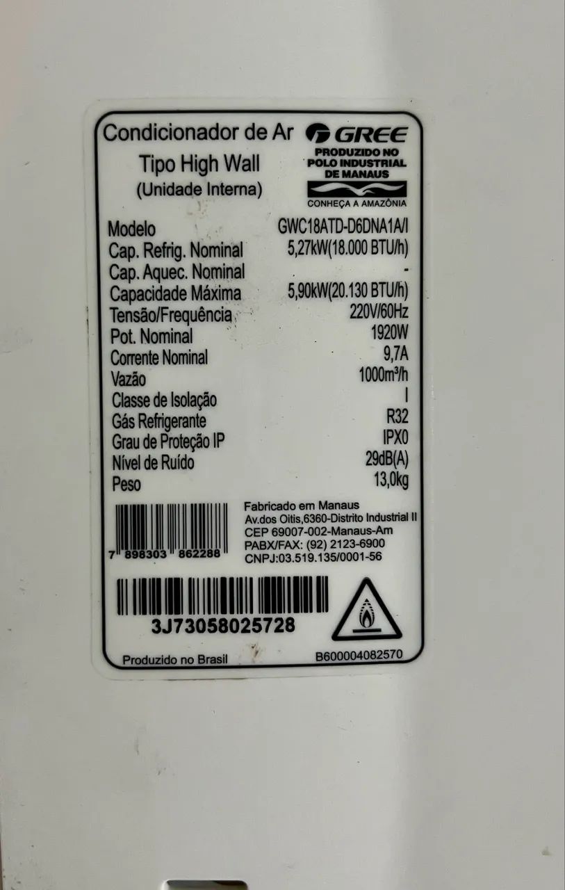 AR CONDICIONADO GREE 18.000btus - Foto 4