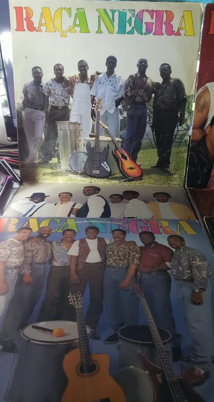 Lote 5 LPs Raça Negra (1991 a 1994)