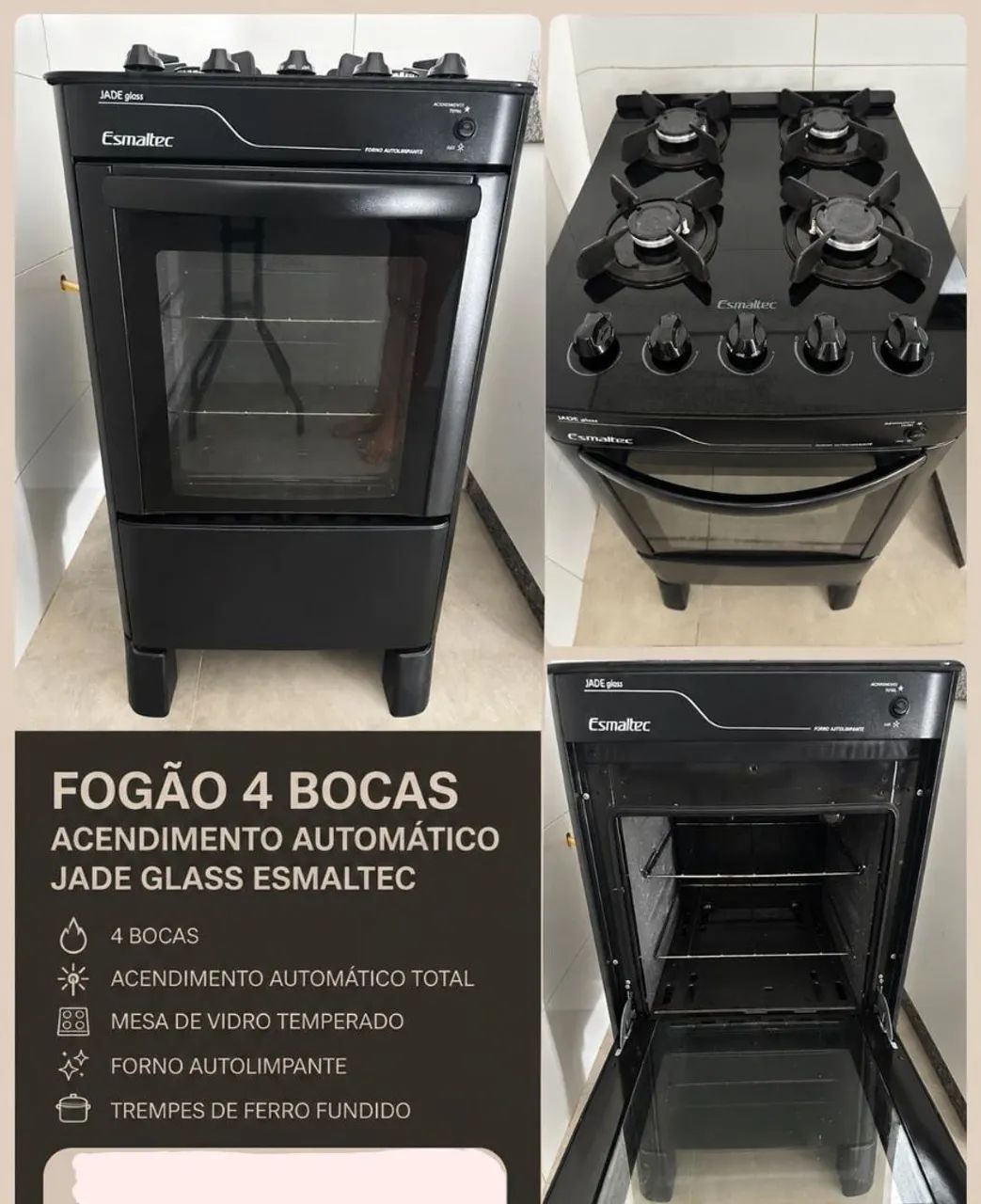 Fogão 4 bocas