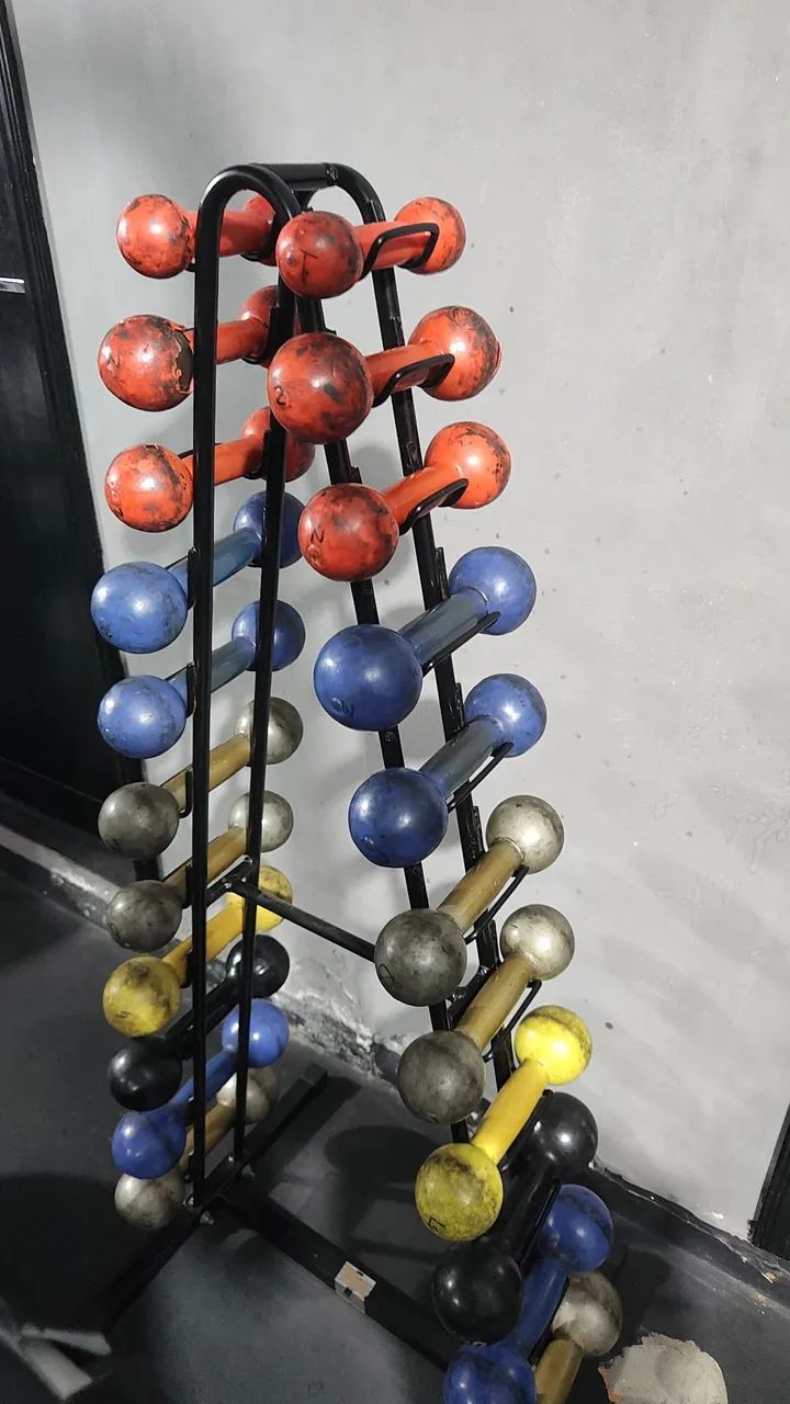 Suporte com halteres  - Foto 2