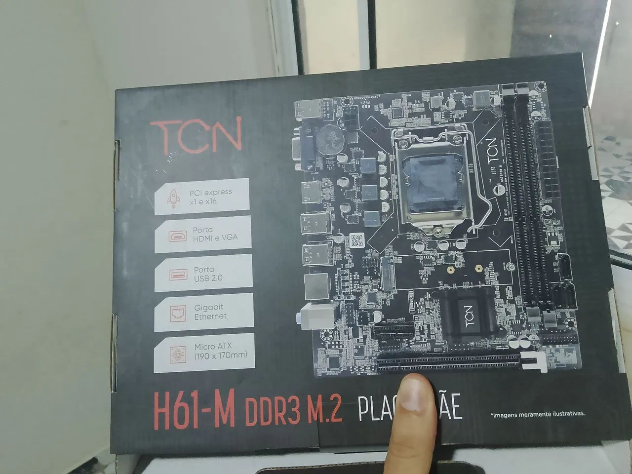 Placa mãe DDR3 h61