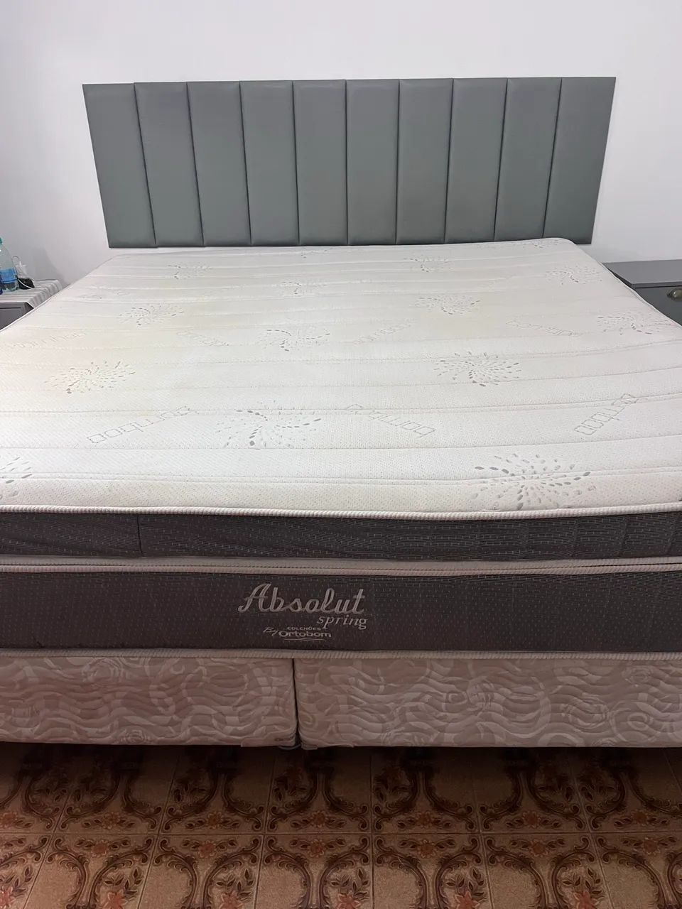 Cama Box King Size Ortobom Absolut Spring 