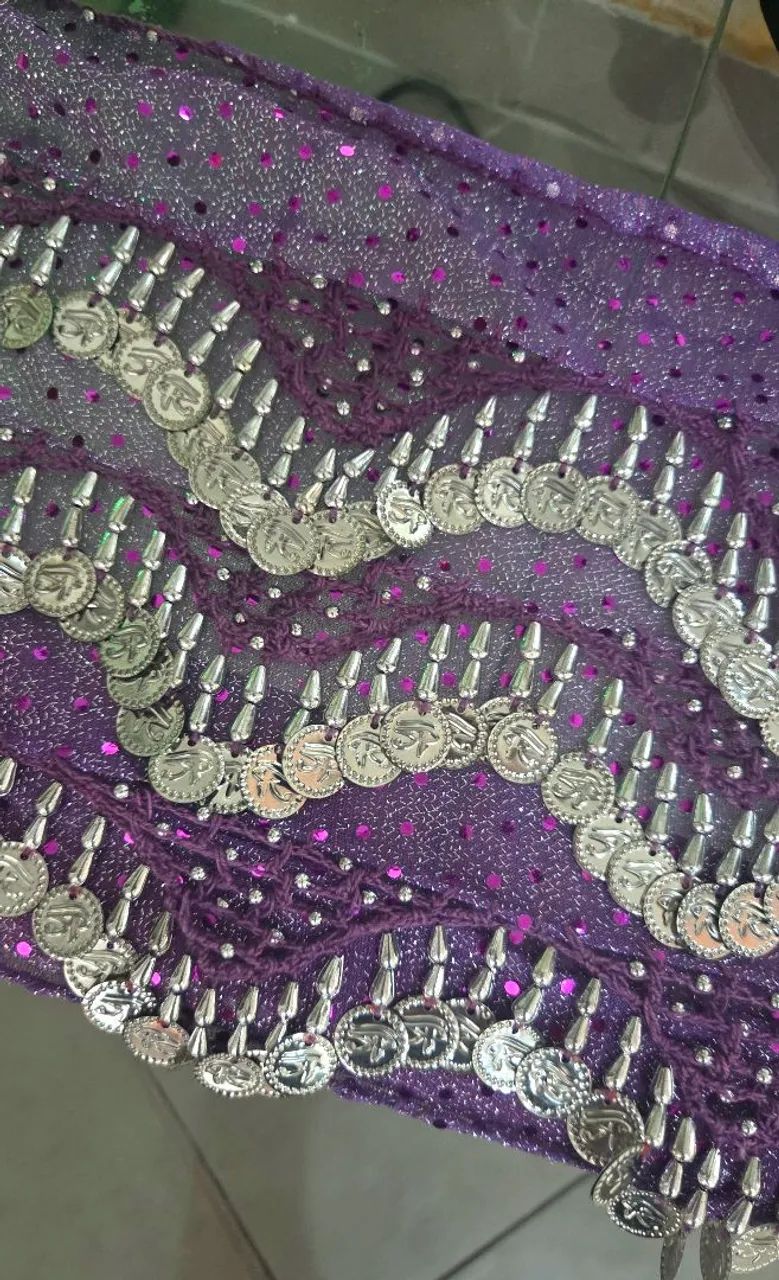 Lenço de Quadril para Dança do Ventre  - Foto 3