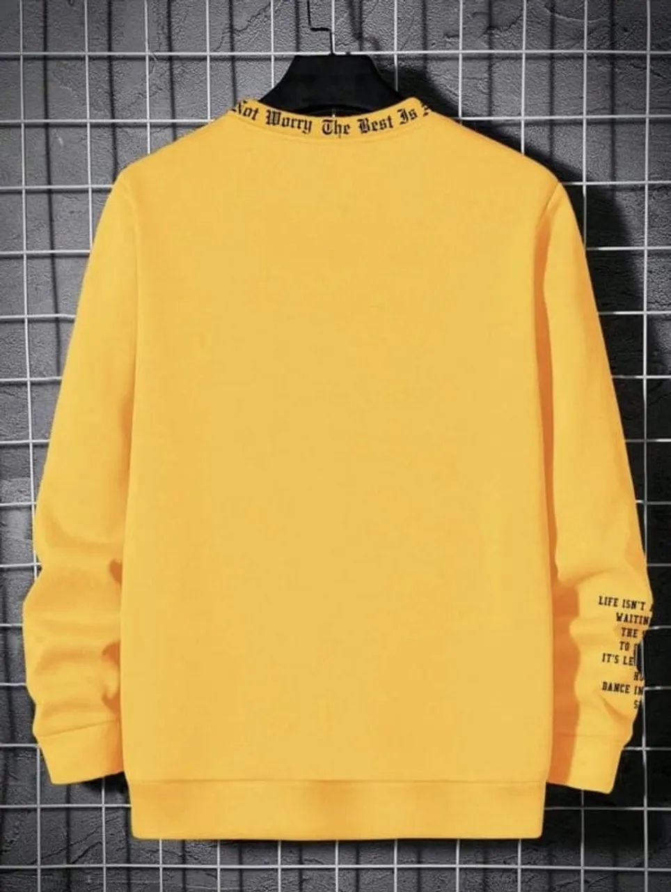 Moletom Masculino Amarelo Manfinity - Foto 2