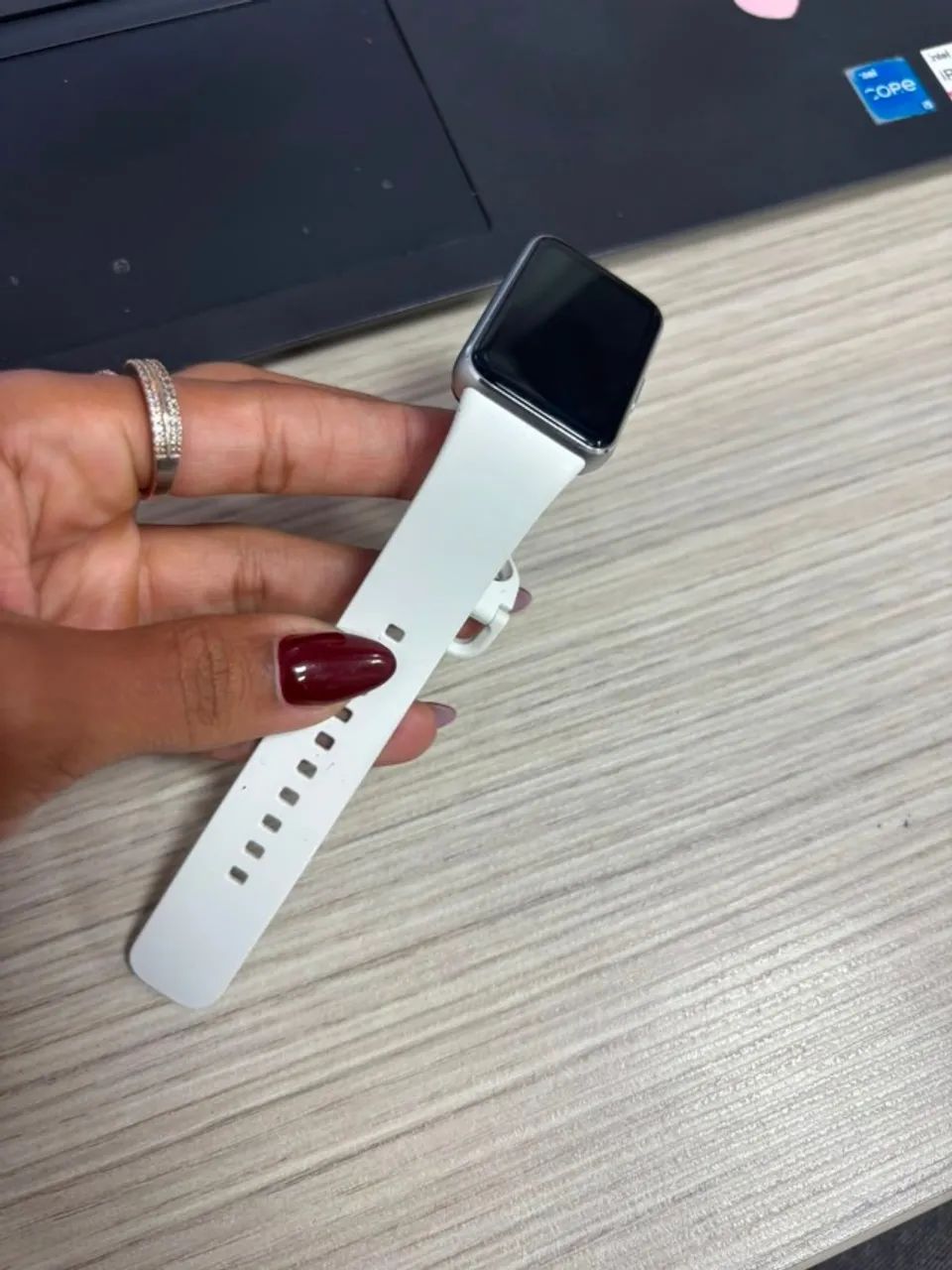 Smartwatch Samsung Galaxy Fit3 Display 1.6 - Prata - Foto 5
