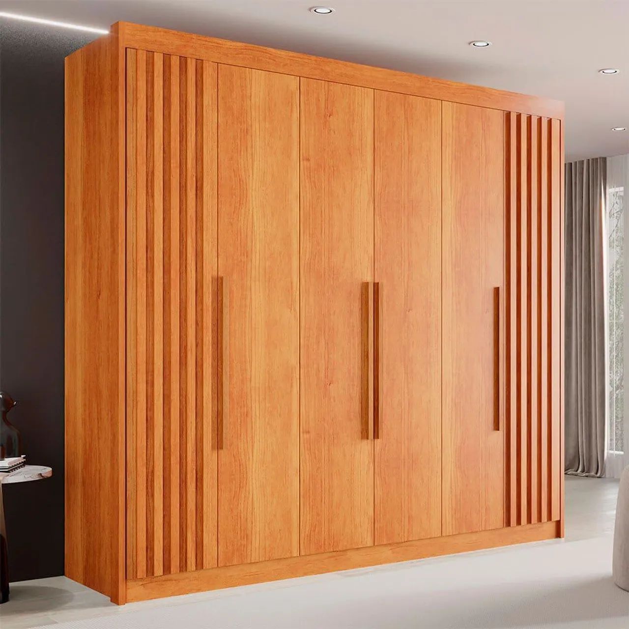 Roupeiro Granada 100% MDF com pés de madeira <br> ? %MDF ? - Foto 2