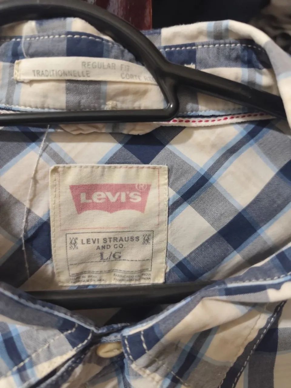 Camisa xadrez Levi's original  - Foto 4