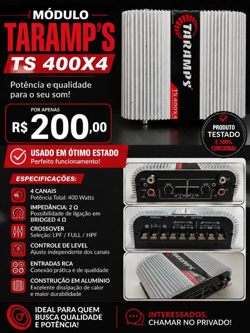 Módulo Taramps X400