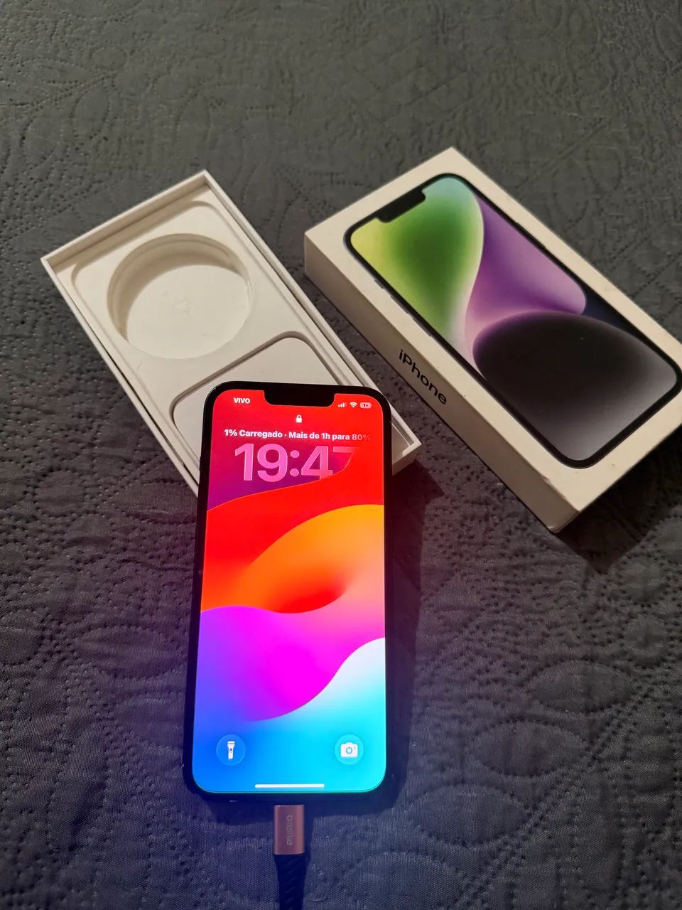 iPhone 14 preto 128gb  - Foto 4