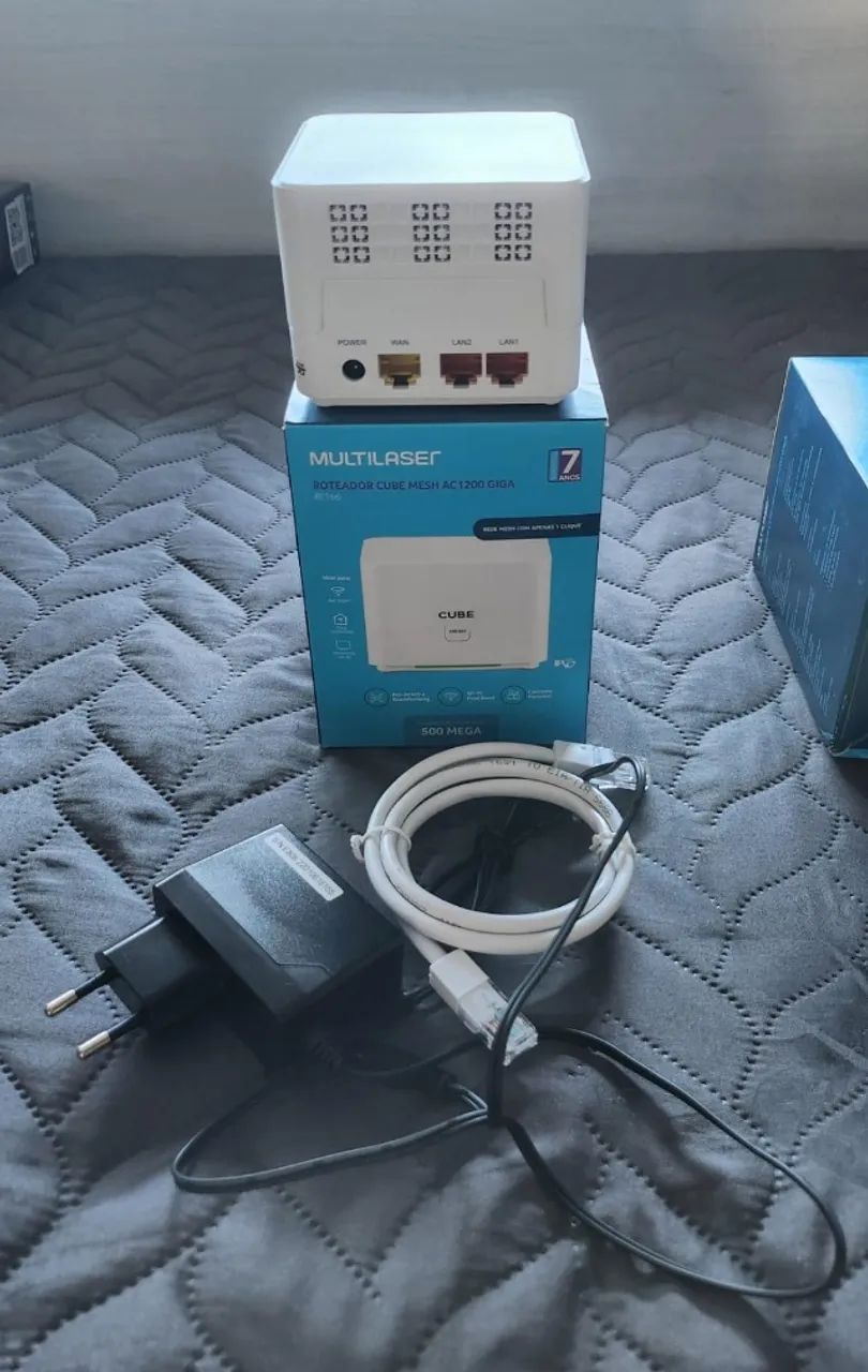 2 Roteadores cube mesh ac1200 gigabit re166 - Foto 4