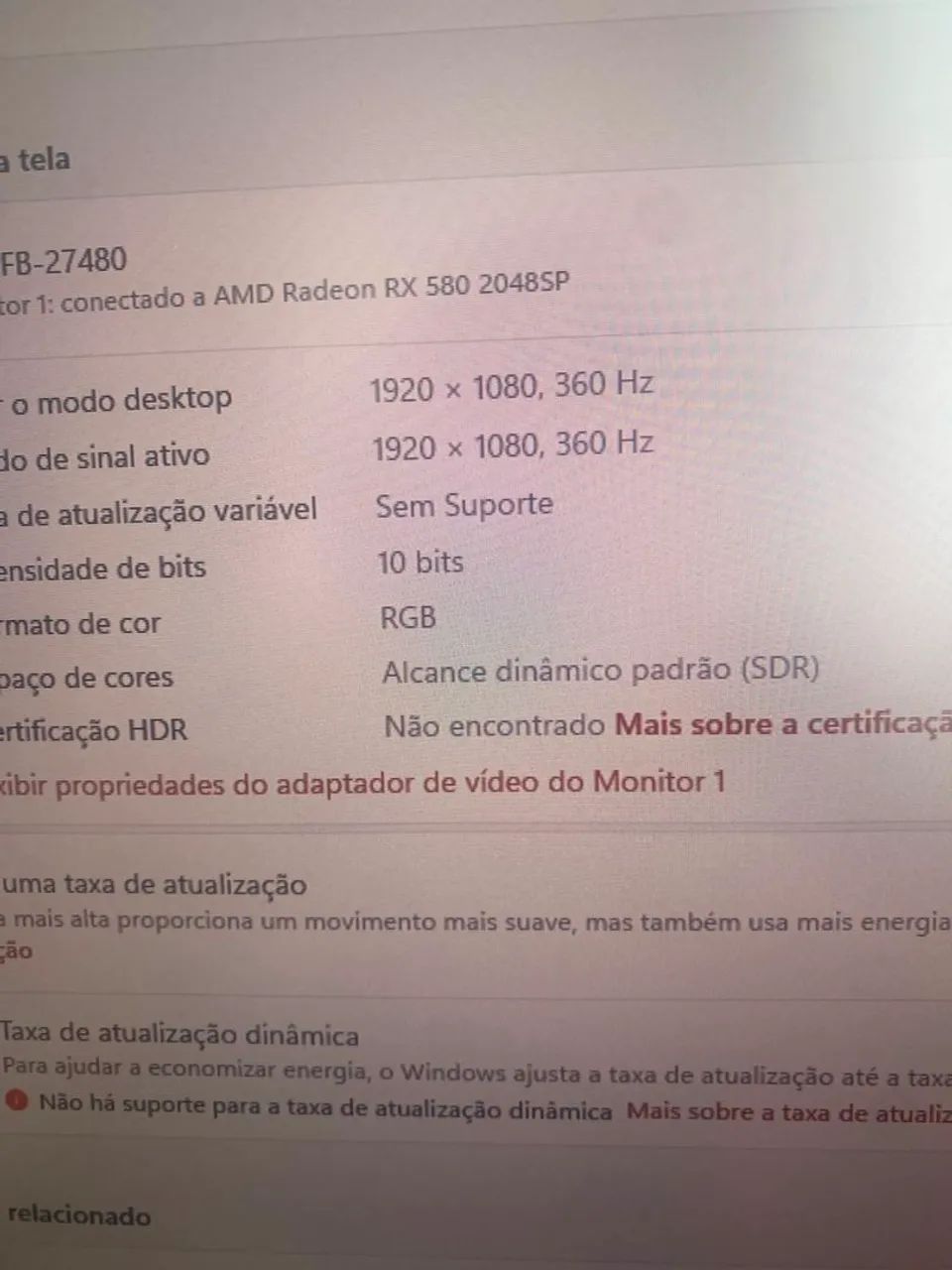 MONITOR GAMER 4K 240/ HD 480HZ - Foto 5