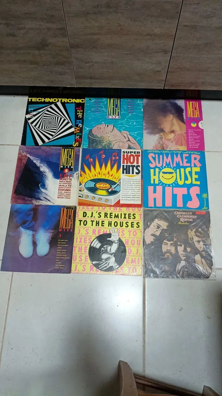 Lote de discos de vinil 