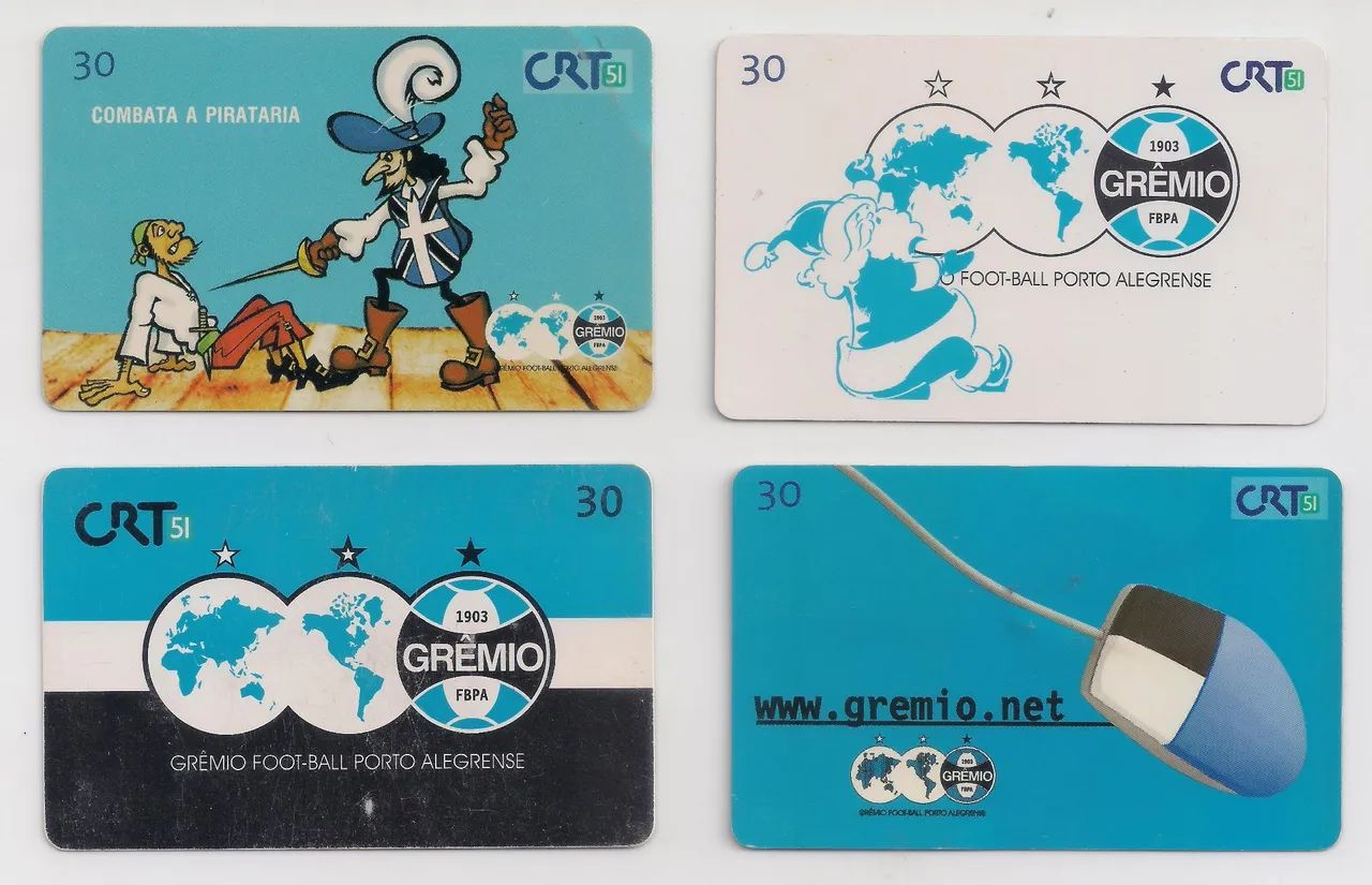 Telecartofilia Grêmio FBPA (Ano 1999)