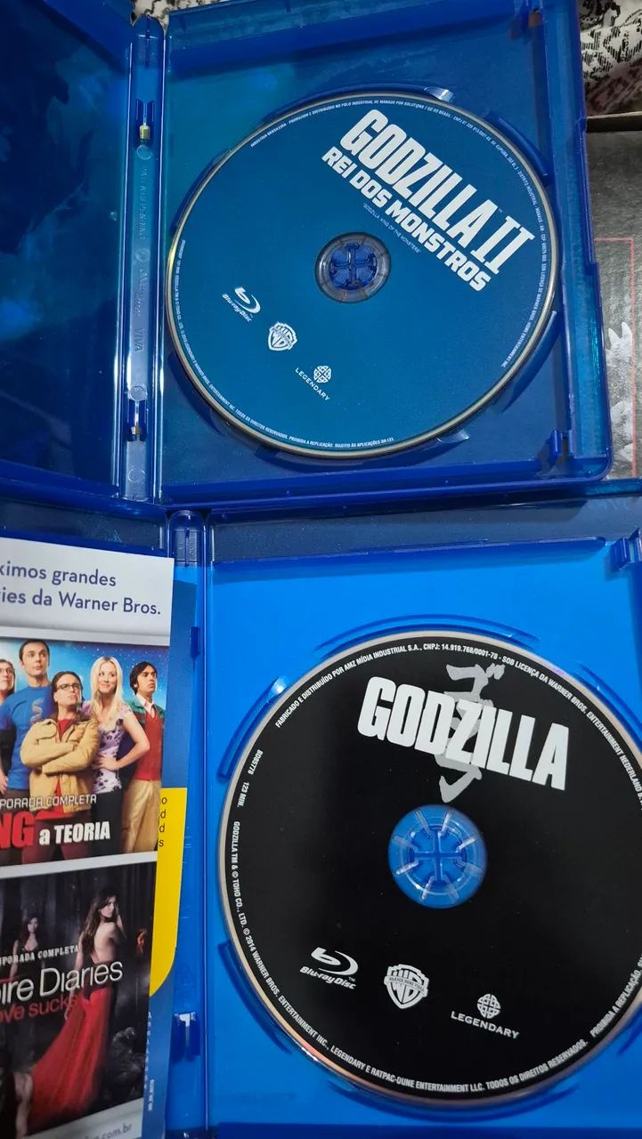 Blu-ray Godzilla 2014 e Godzilla 2 Rei dos Monstros 2019 - Foto 2
