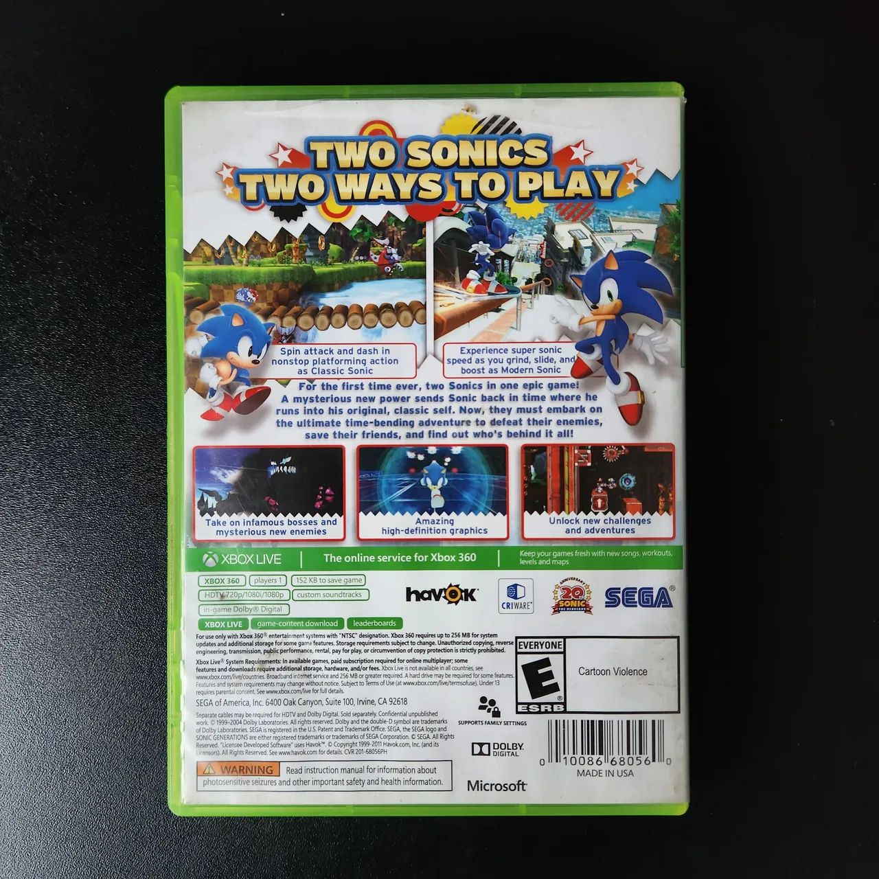 Sonic Generation Xbox 360 - Foto 2