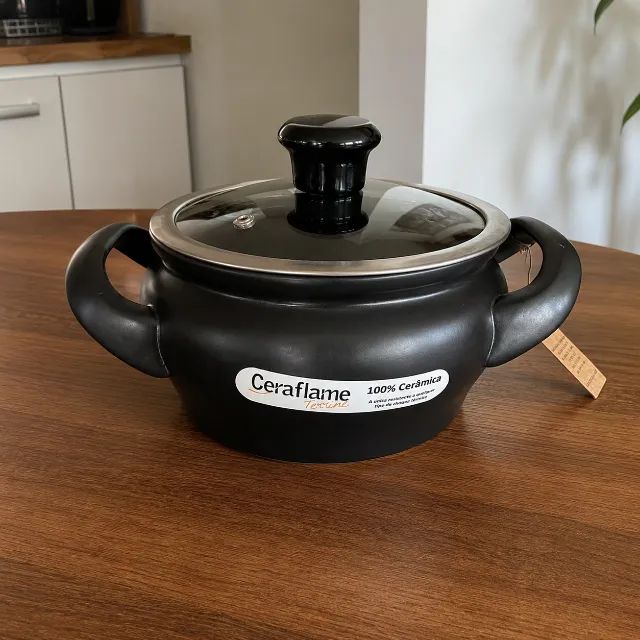 Caçarola Ceraflame Terrine 18 cm 3,4 L nova com tampa - Foto 6