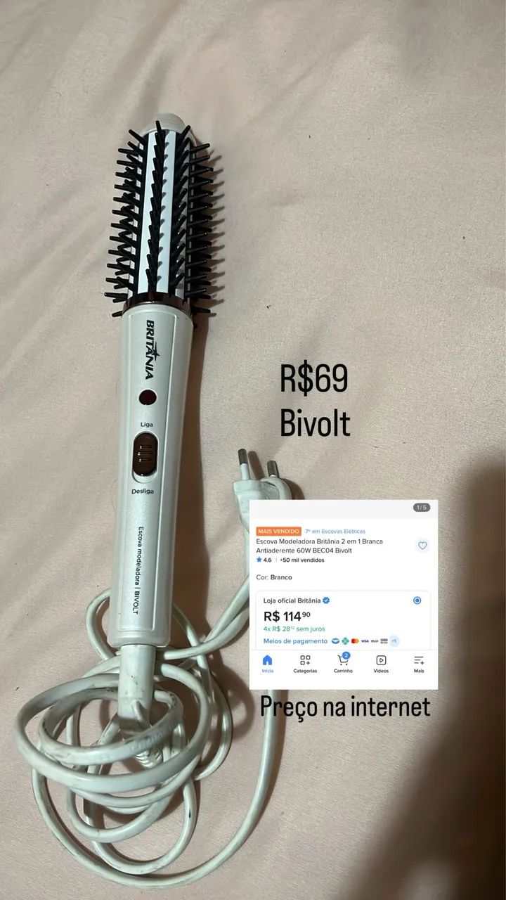 Escova modeladora 