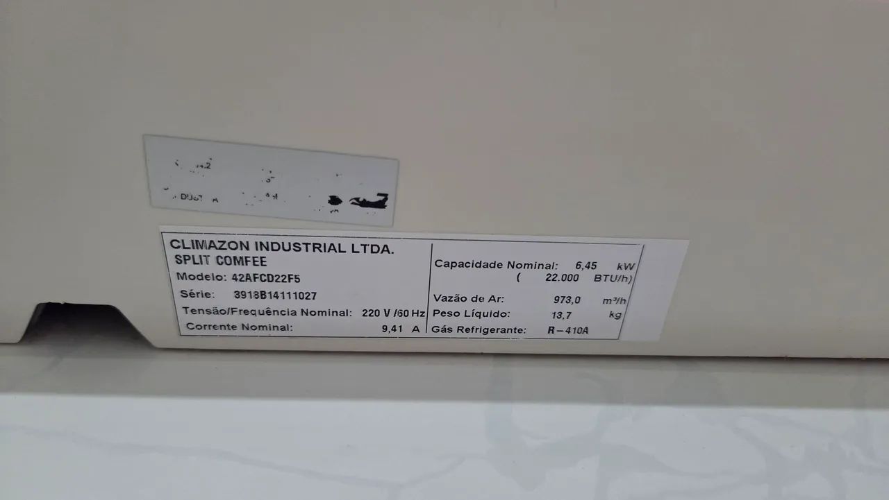 Ar Condicionado 22000btu