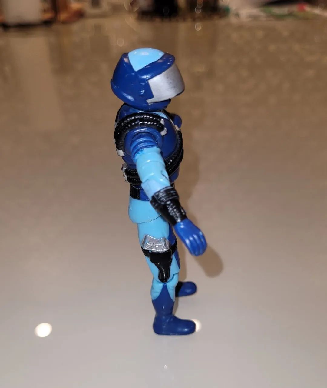 BONECO GIJOE MOTOR VIPER HASBRO COMPLETO ANOS 80 - Foto 2