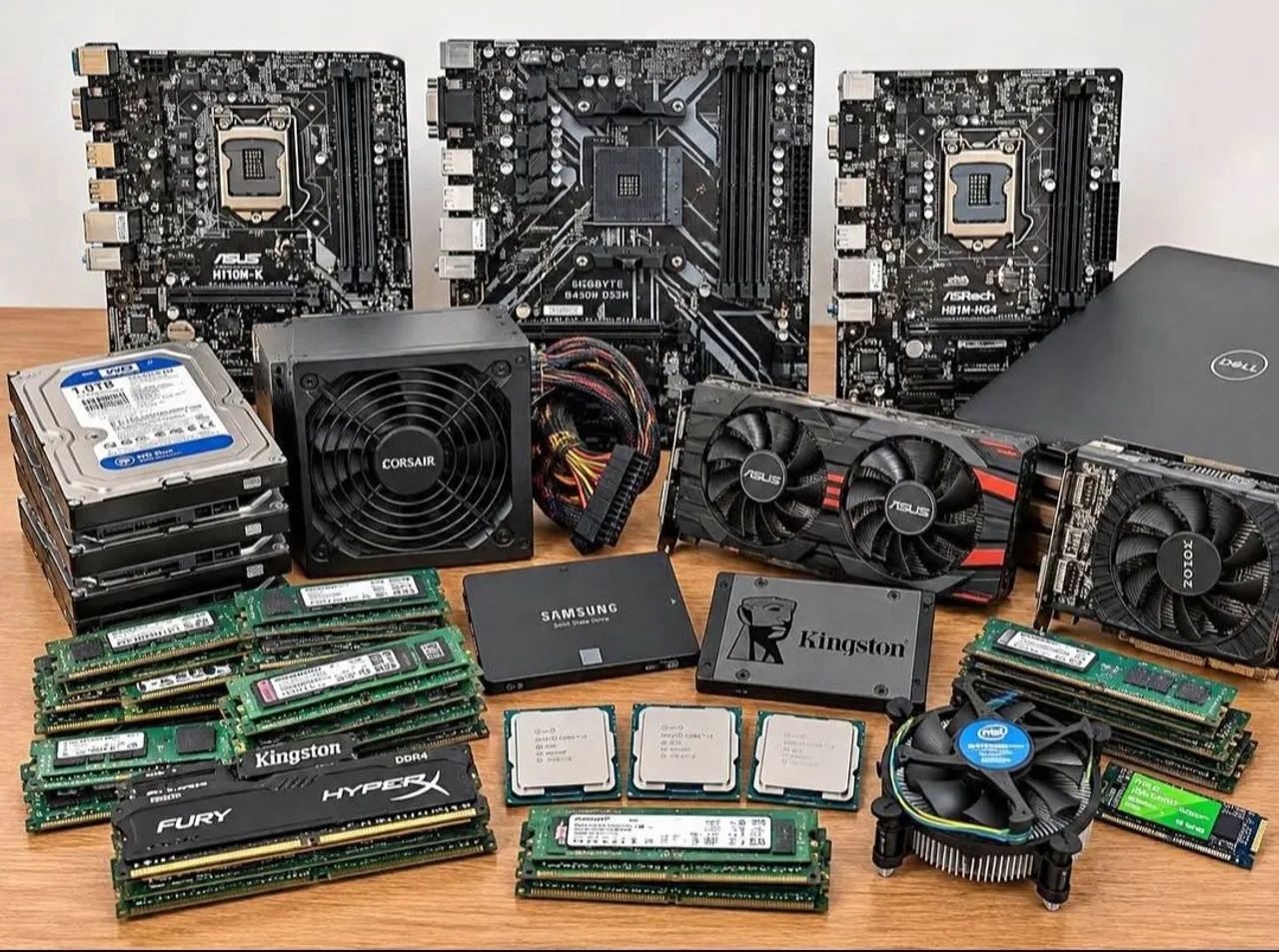 Lote de equipamentos de informatica 