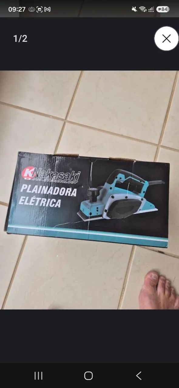 Plaina para .adeira nova