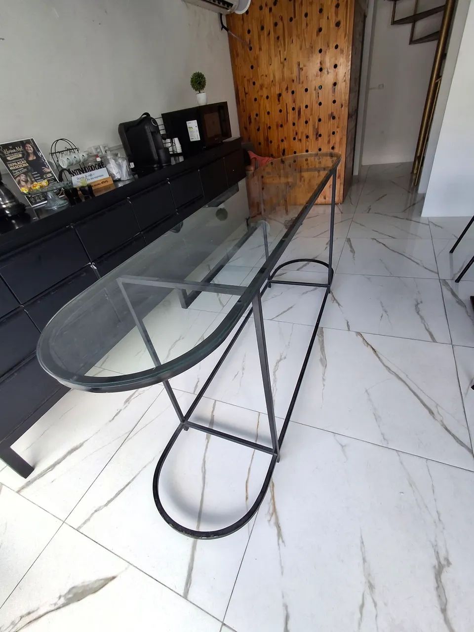 Mesa de vidro  expositora para loja de roupas  - Foto 2