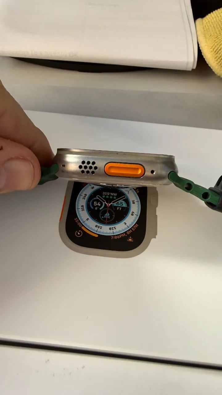 apple watch ultra GPS+Celular - Pulseira Loop Alpine Orange - Foto 4