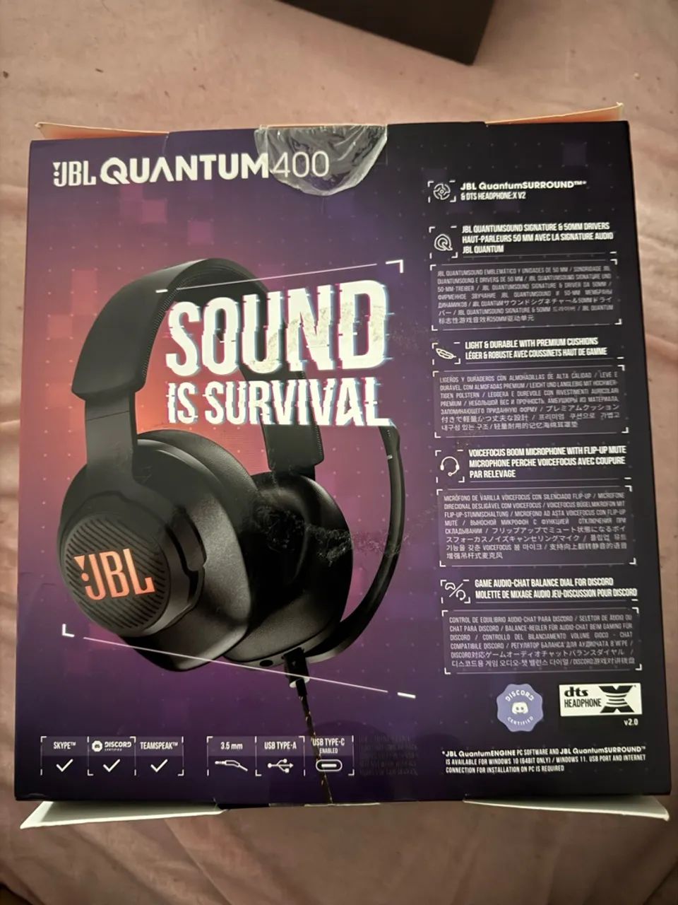 FONE QUANTUM 400 JBL  - Foto 3