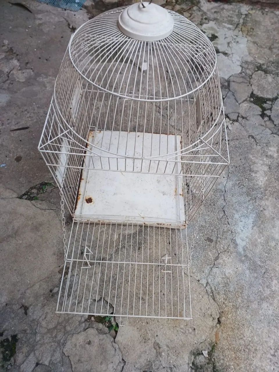 Gaiola branca pequena  - Foto 2