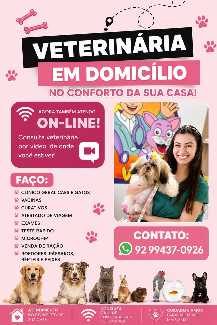 Veterinária a domicílio 