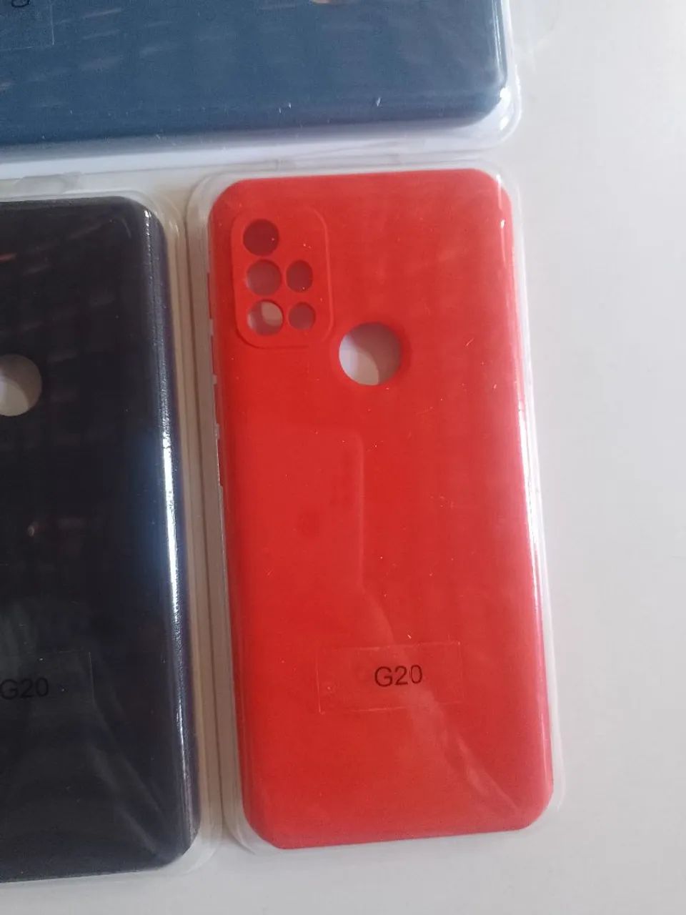 Capinha aveludada Motorola moto g20 - Foto 3