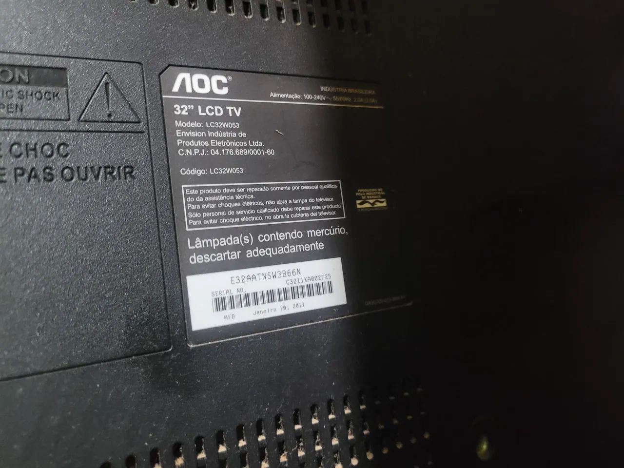 TV AOC 32 (DETALHE) - Foto 3