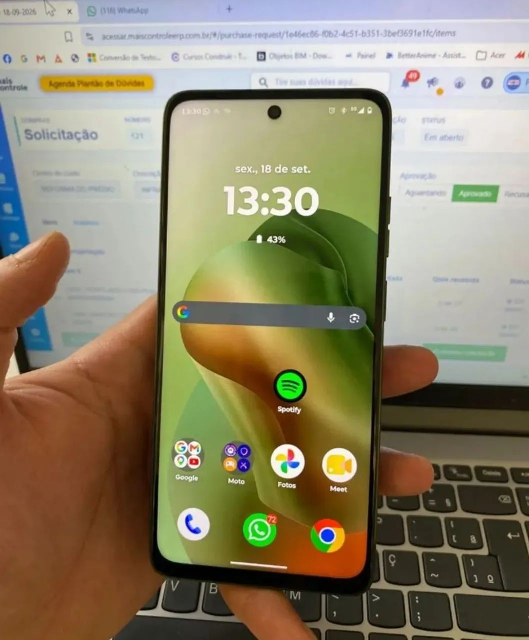 Moto G56 256/8RAM C/NF! - Foto 2