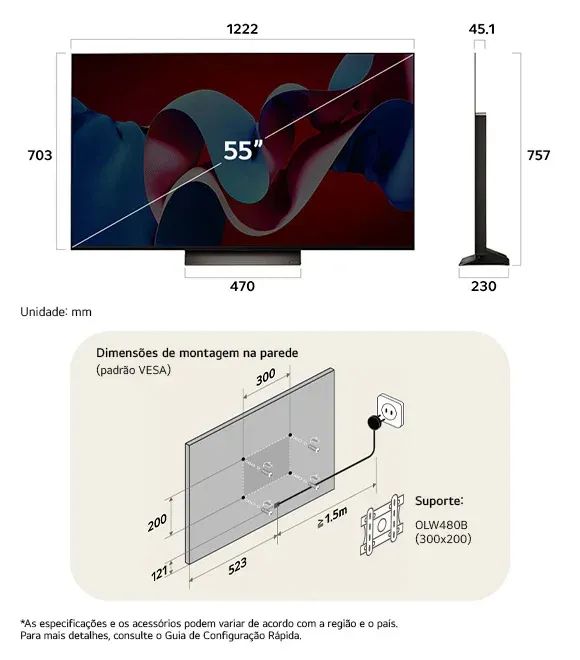 Smart tv LG 55 c4 evo oled - Foto 5