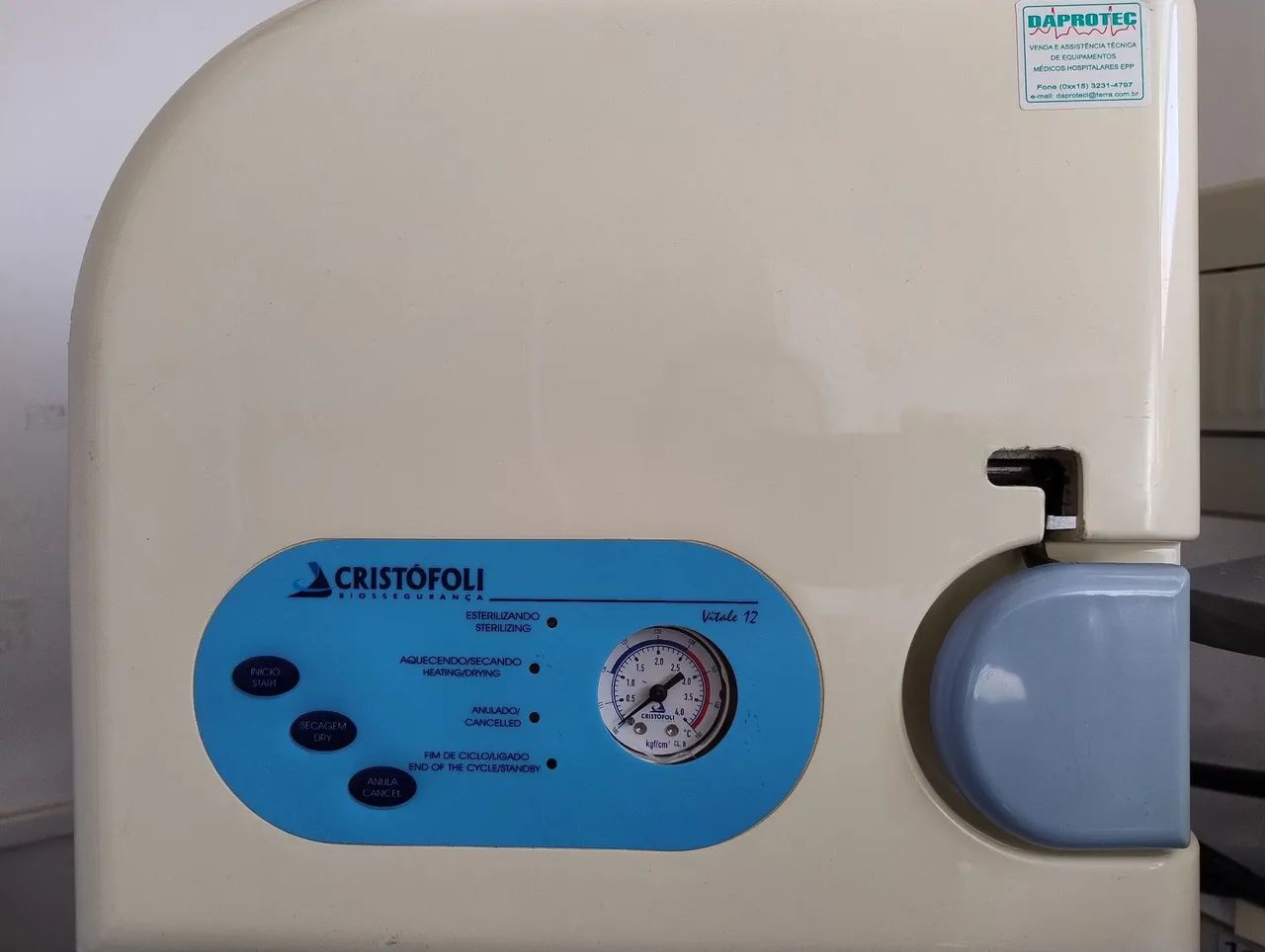 Vendo : AUTOCLAVE CRISTOFOLI 21 L , bom estado e funcionando. - Foto 3