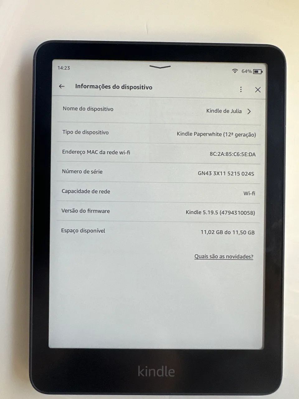 Kindle Paperwhite 16GB - Foto 3
