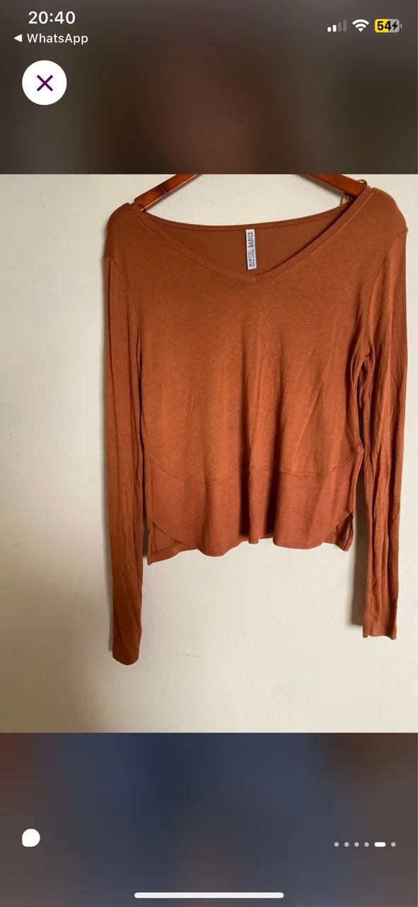 Blusa Marrom 