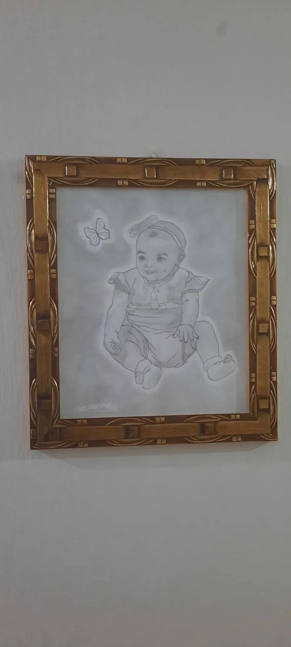 Desenho artístico realista grafite - Foto 4