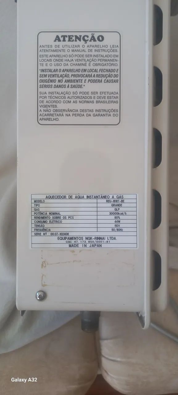 Junker aquecedor a gás digital Rinnai - 20 litros - Foto 3