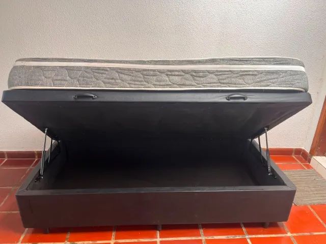 Cama Box Solteiro com Baú em Ótimo Estado - Foto 5