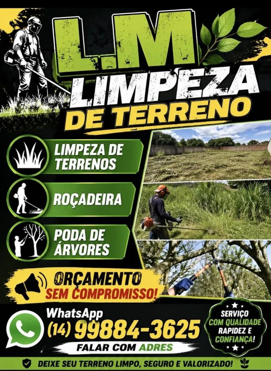 Limpeza de terrenos 