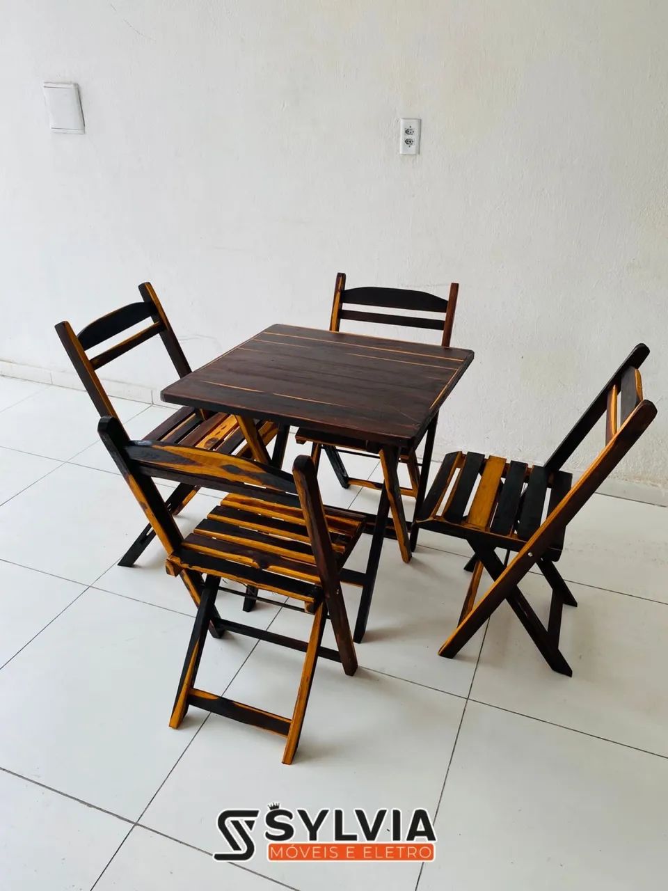MEGA PROMOÇÃO! CONJUNTOS DOBRÁVEIS ENVERNIZADOS  - Foto 2