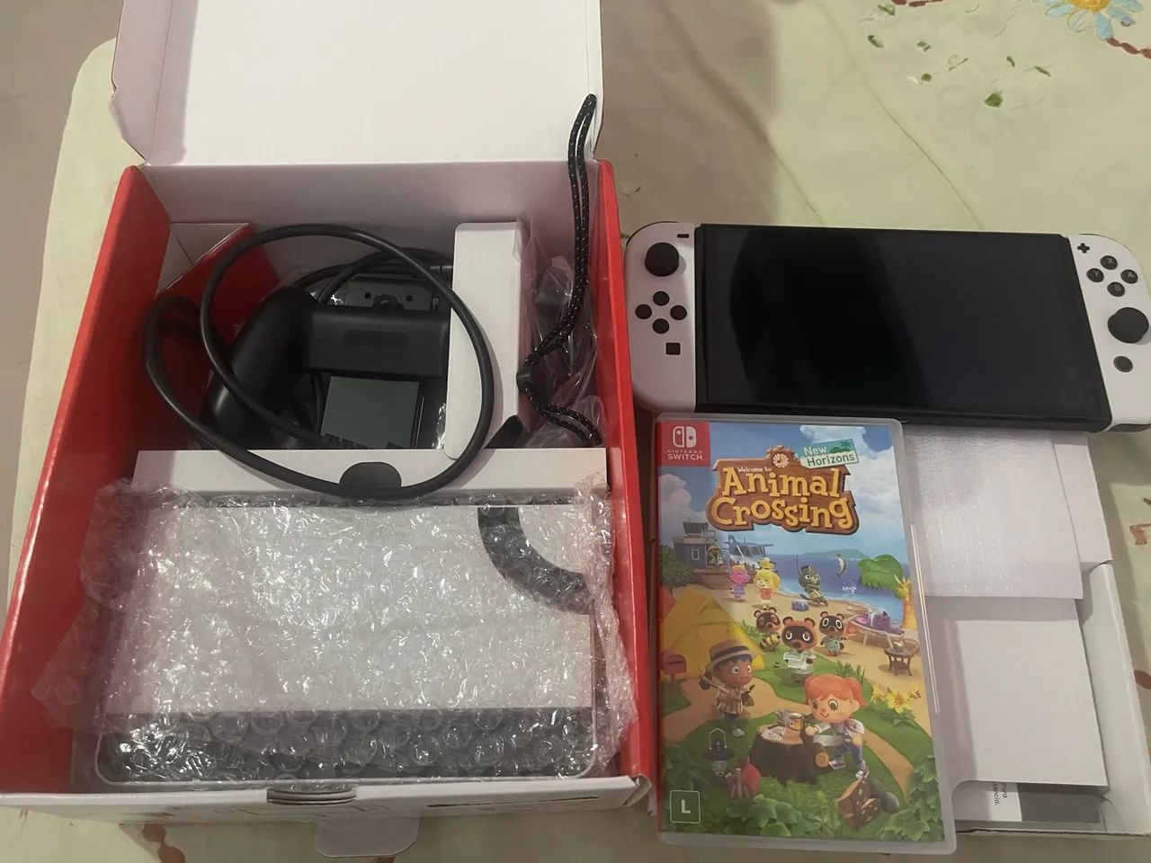 switch oled usado + jogo - Foto 2