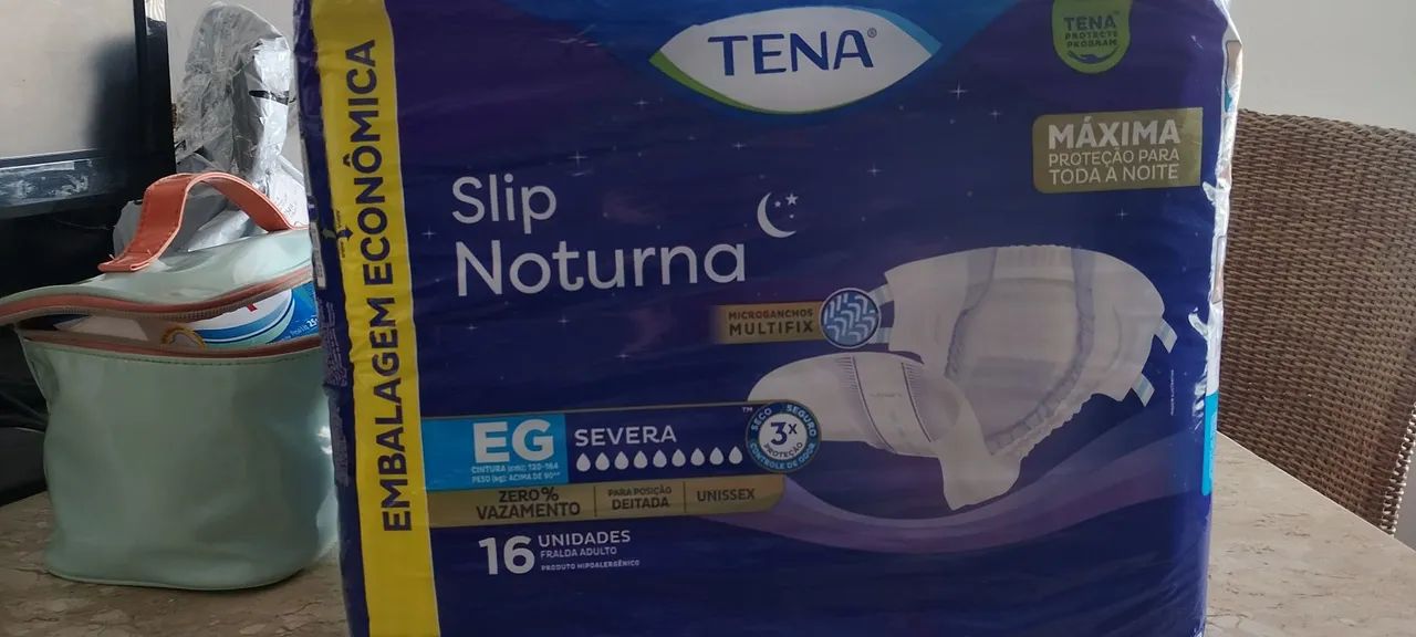 Fralda Adulto Geriátrica TENA Noturna 
