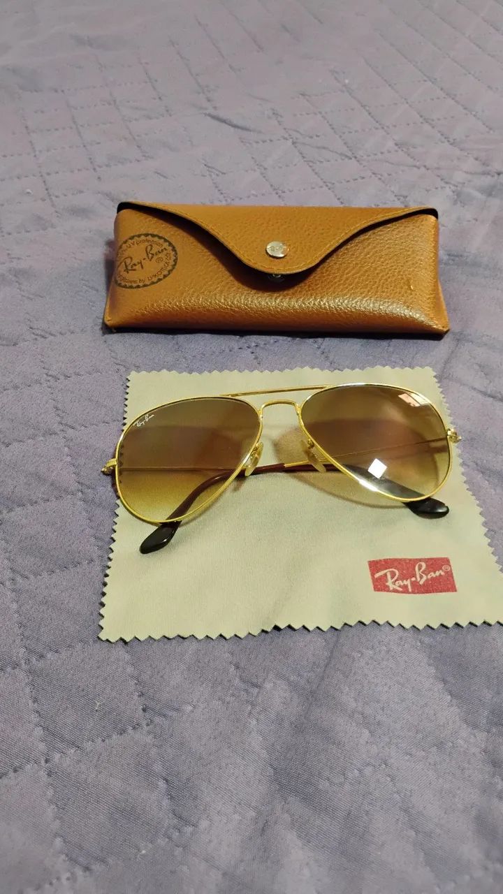 Óculos Ray Ban degradê Original 